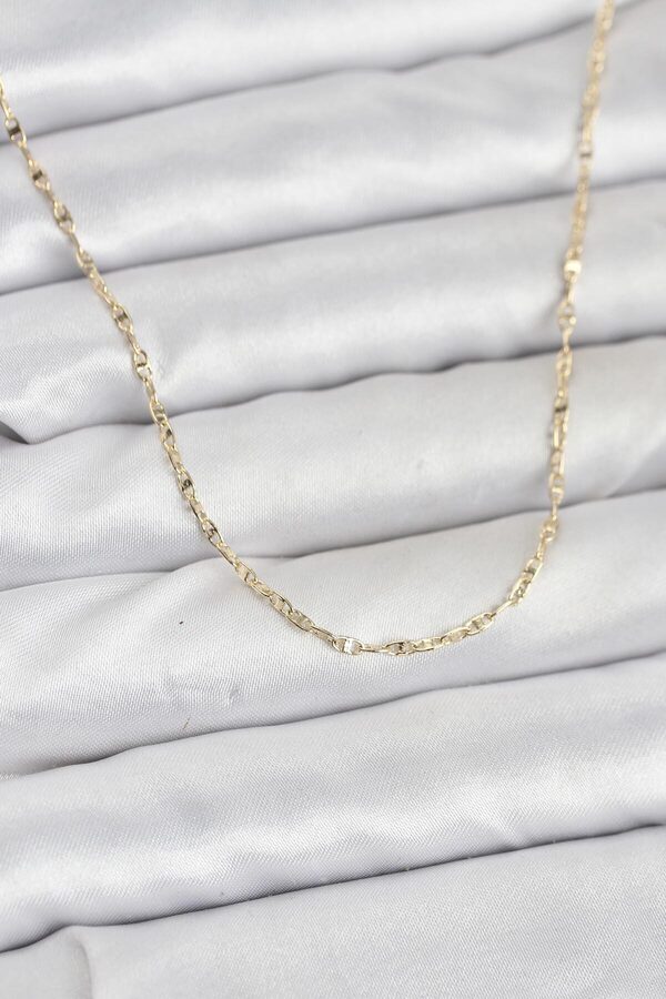 Evi̇mdeyokyok Cm 14K Gold Renk Gemi̇ci̇ Zi̇nci̇r Model 60 Cm Kadın Kolye Tj-Bko10936