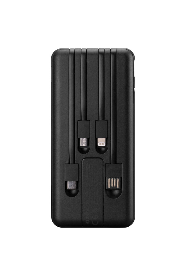 S-Lınk Ip-G13K, Siyah, 10.000Mah, 1Xusb, 1Xmicro Usb, 4İn1 Kablolu (Type-C, Lightning, Micro Ve Usb)