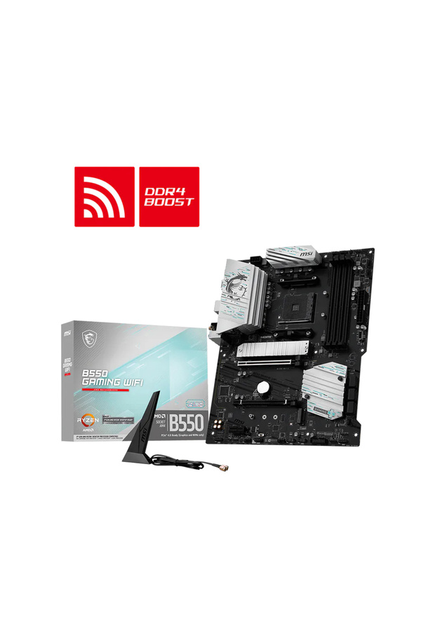 MSI B550 Gamıng WIFI AMD B550 Soket AM4 DDR4 4866 Mhz ATX Gaming Anakart