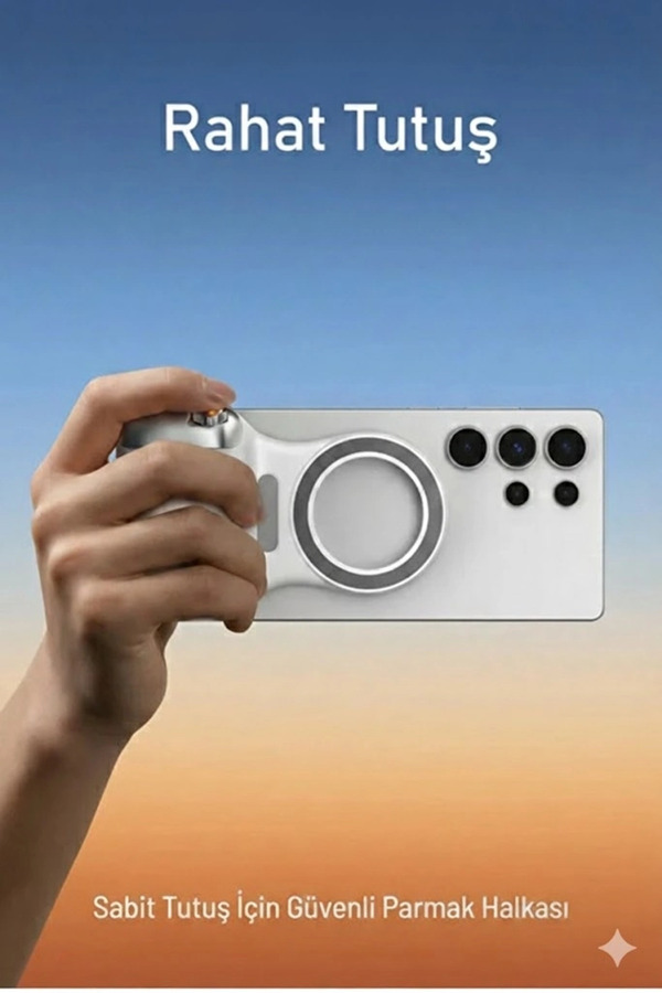 Evi̇mdeyokyok Magsafe Selfi̇e Çubuğu Kamera Kolu Profesyonel Çeki̇m Zoom