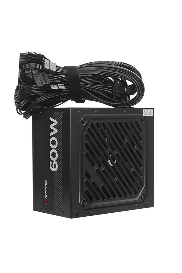 Rampage RMP-600-80P 600W 80 Plus Standart 12cm Fan Aktif PFC Power Supply