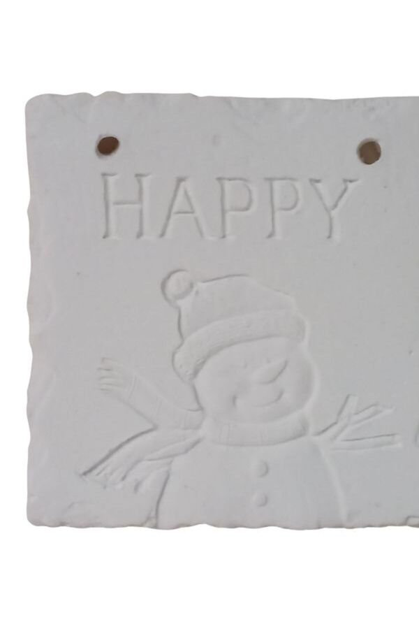 Kalıpcınızburada Happy Kardan Adam Si̇li̇kon Kalıp - K7769