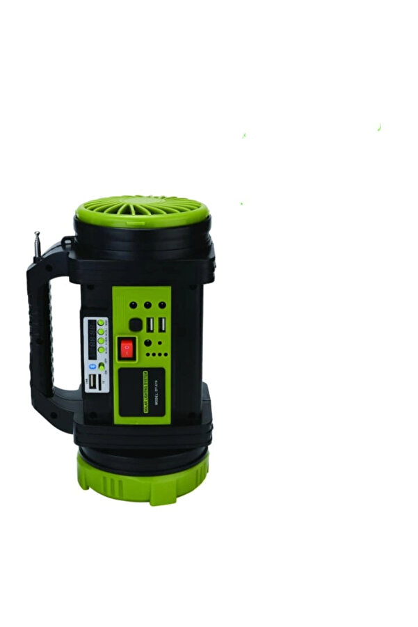 Evi̇mdeyokyok Wıson Ws-5683 Şarjlı 30W Solar Şarjlı Ev Aydınlatma Seti̇ Radyo Ve Fan Powebank
