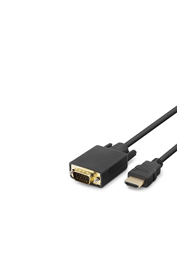 Evi̇mdeyokyok Hdmı To Vga Kablo Pvc 120Hz 1080P 1.8M Si̇yah Hdx7795