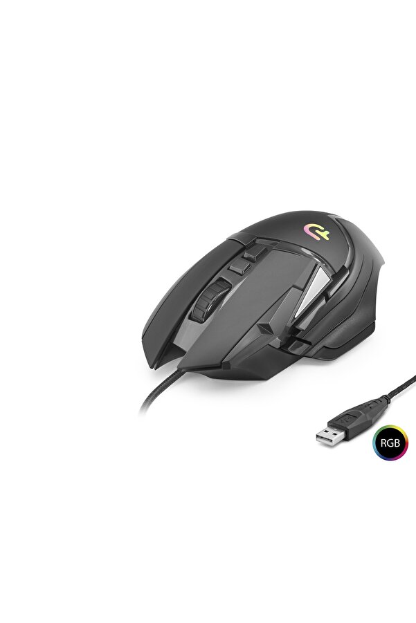 Evi̇mdeyokyok G502 Mouse 7200 Dpi̇ 6 Tuş 1000 Hz Rgb - Si̇yah