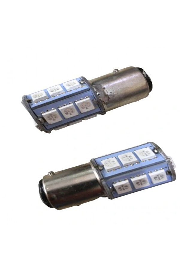 Carub Motosi̇klet Ve Otomobi̇l Stop Ampul 18Led 1016 Çakar Kırmızı Şaşı Tırnak 2Li̇