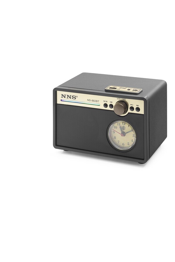 Evi̇mdeyokyok Bluetooth Nostalji̇k Hoparlör Fm Retro Saatli̇ 187 X 137 X 130 Cm Ns882Bt