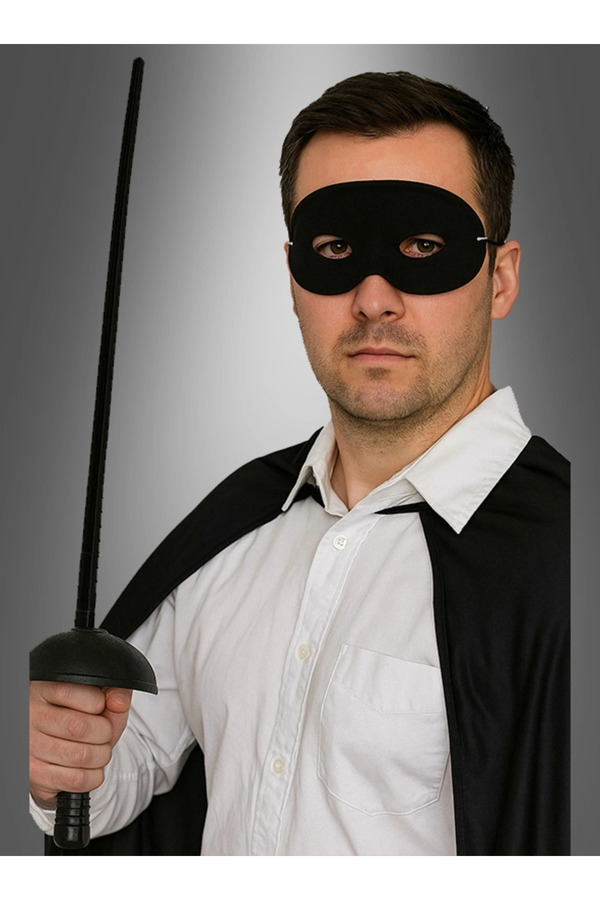 Evi̇mdeyokyok Zorro Kostüm Plasti̇k Aksesuar Seti̇ – Maske Ve Kılıç (67 Cm)