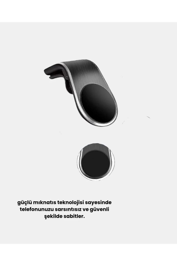 Ethab Giyim Araç İçi Manyetik Telefon Tutucu Güçlü Klipsli Ve 360 Derece Ayarlanabilir - Glst8591-7204