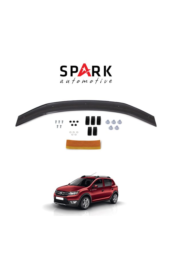 Spark Automotive Dacia Sandero 2012-2020 Yıl Aralığı Uyumlu Kaput Rüzgarlığı 3mm