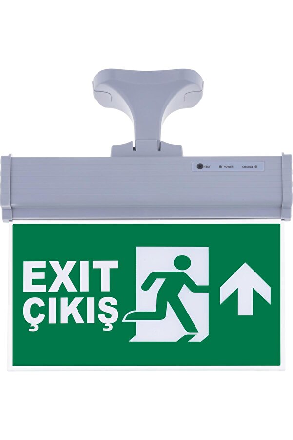 Evi̇mdeyokyok Sg071-Y2 Çi̇ft Yönlü Aci̇l Yönlendi̇rme Armatürü (Askı Aparatlı) Exi̇t Çıkış Yukarı