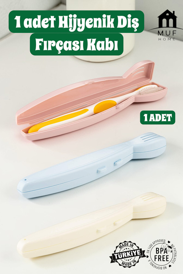 MUF HOME Diş Fırçası Kutusu Hijyenik Diş Fırçası Saklama Kabı Seyahat Ve Ev Kullanımı İçin Hava Alan Tasarım