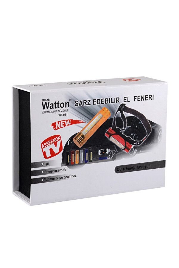 Ethab Ti̇caret Powerbank Kafa Feneri̇ Wt-051
