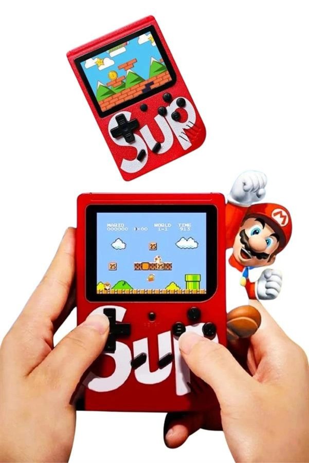 Epilons Sup Atari Retro 400 Nostalji Oyunlu Mini Atari Taşınabilir Oyun Konsolu