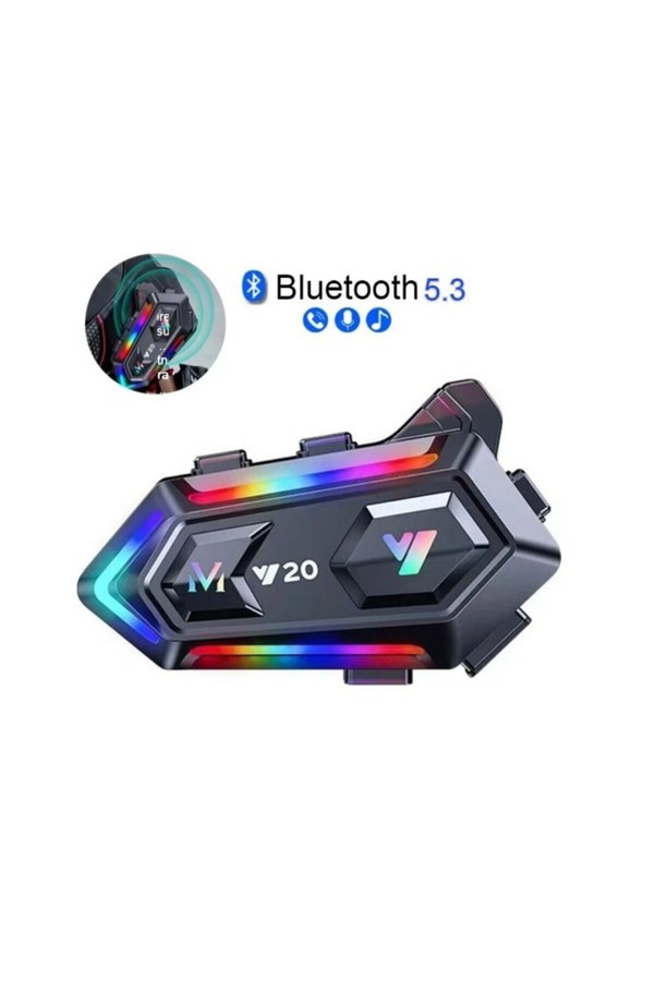 Ethab Giyim Çift Telefon Destekli Motosiklet Kask Bluetooth Kulaklık - Glst4598-2903