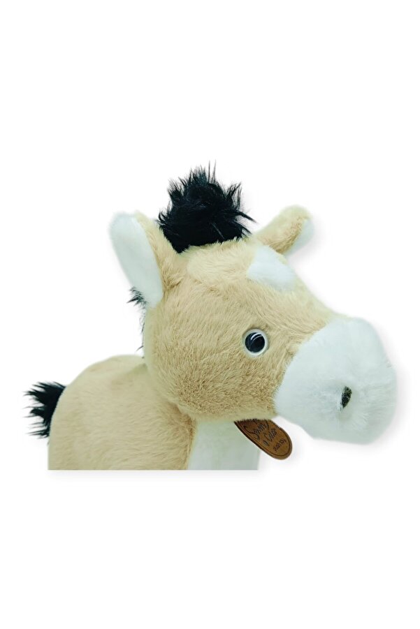 Ezl Peluş Hayvanlar Sesli̇ 30 Cm At - Bej - 1 Adet