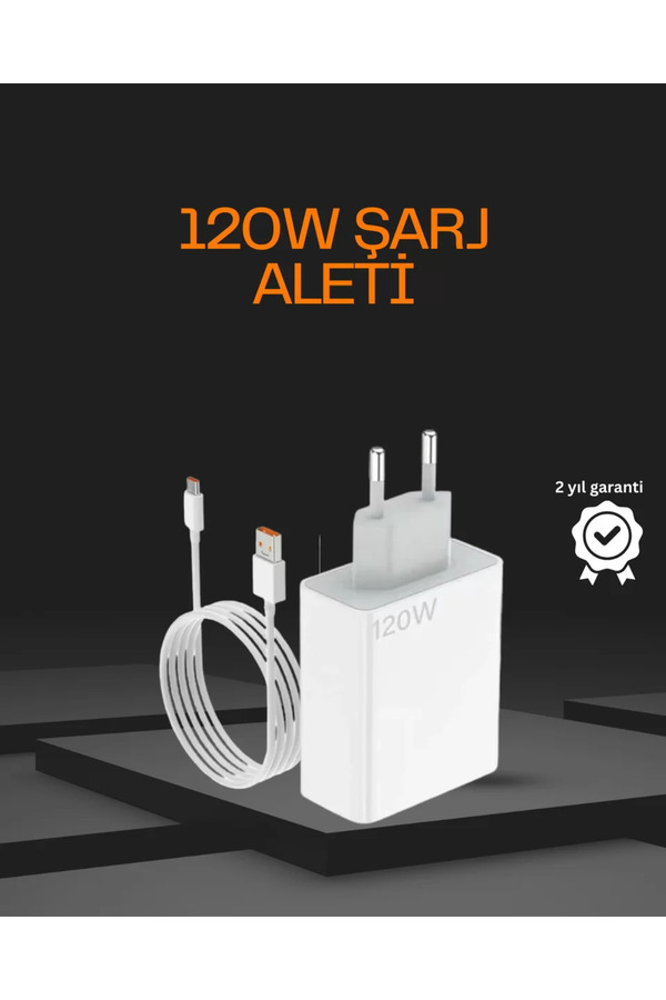Ethab Giyim 120 Watt Type C Şarj Başlığı Poco X3 X4 X5 Pro Uyumlu - Glst2120-2378