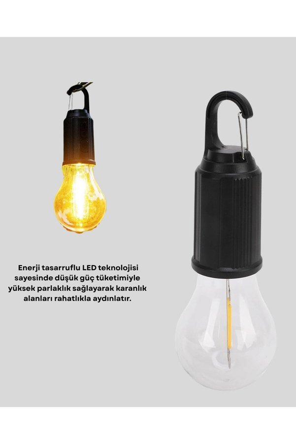 Nw Nessiworld Şarjlı Kancalı Led Lamba – Kamp, Balkon Ve Acil Durum Işığı