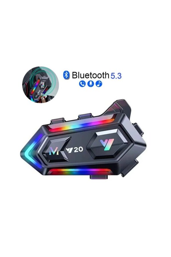 Ethab Giyim Kablosuz Bluetooth Motosiklet Kask İntercom Ipx6 Su Geçirmez - Glst6040-1631