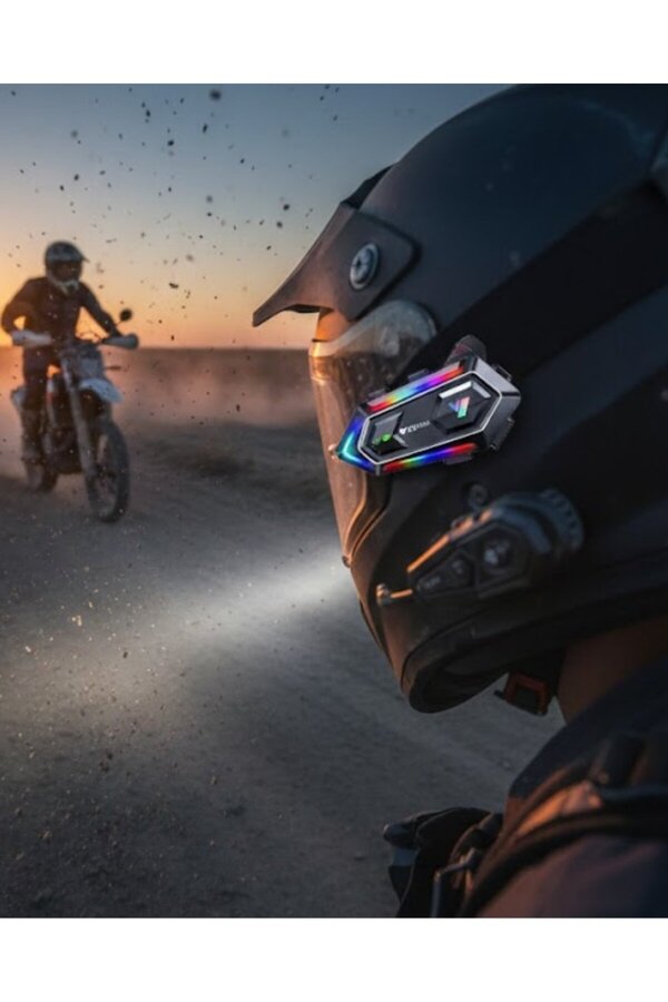 Ethab Giyim Çift Gürültü Azaltmalı Motosiklet Kask Telsiz Kulaklık - Glst3024-7691