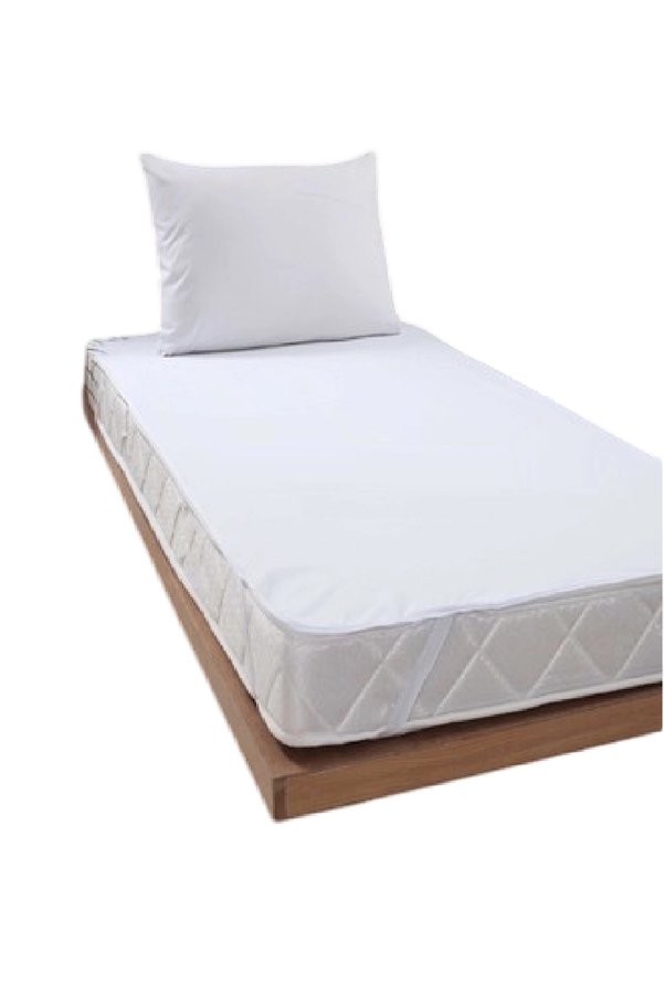 Altın Karma Sıvı Geçirmez Pamuklu Alez 90X190 Cm Tek Kişilik Yatak Koruyucu Alez