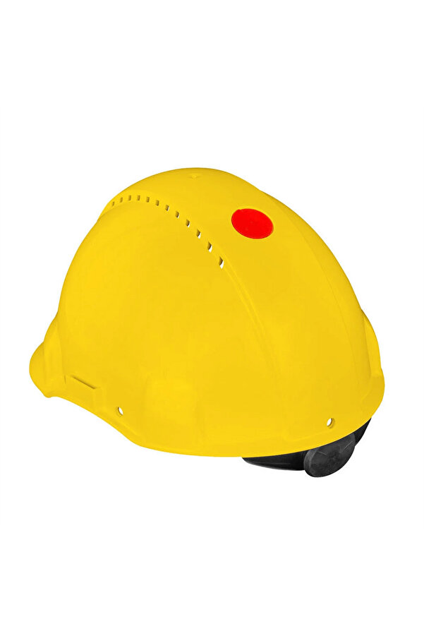 3M ™ G3000NUV-GU Sert Başlık, Uvicator, Mandallı, Havalandırmalı, Plastik Ter Bantlı Baret / Sarı