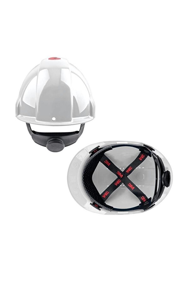 3M G-3000nuv Baret Mühendis Ayarlı Beyaz
