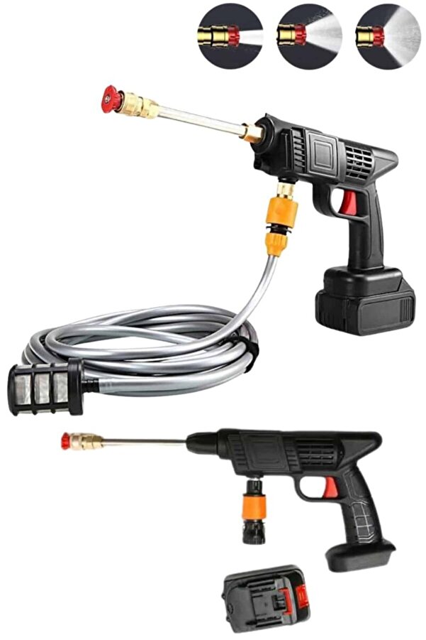 Ethab Gi̇yi̇m Akülü Oto Araç Yıkama Yüksek Basınçlı Araba Yıkama Maki̇nesi̇ Şarjlı - Glst8568-4127