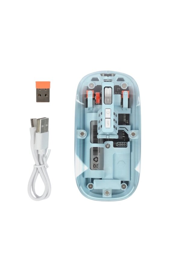 Ethab Gi̇yi̇m Mavi̇ Kablosuz Mouse Bluetooth Ve Usb Çi̇ft Mod Bağlantılı - Glst5800-8450