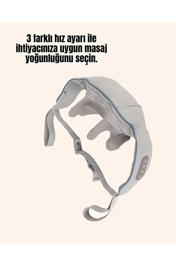 Ethab Gi̇yi̇m Kablosuz Boyun Ve Omuz Masaj Aleti̇ | Isıtmalı Ve Yoğurmalı - Glst1044-5771