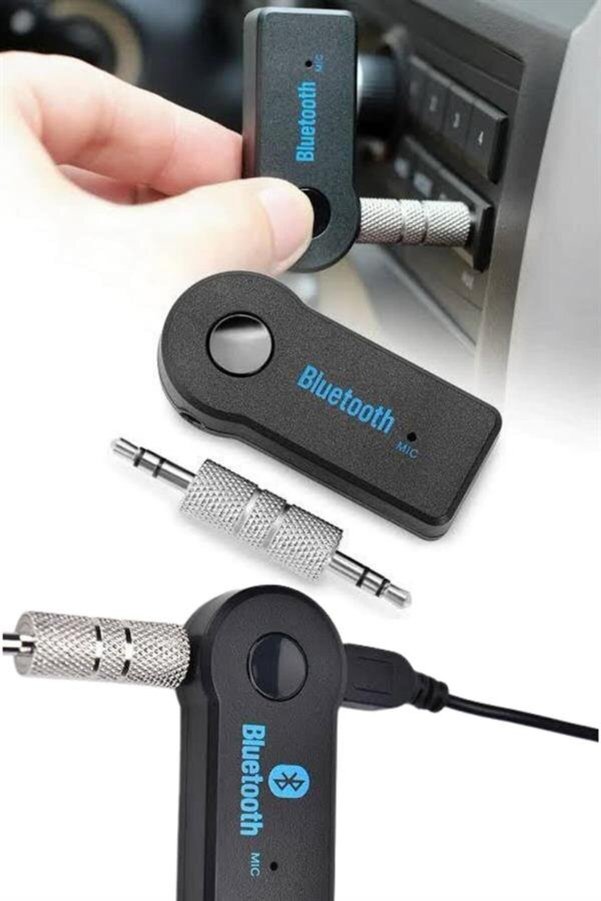 Ezere Tüm Cihazlara Uyumlu Bluetooth Aux Araç Kiti Siyah - Karbul5416-3940