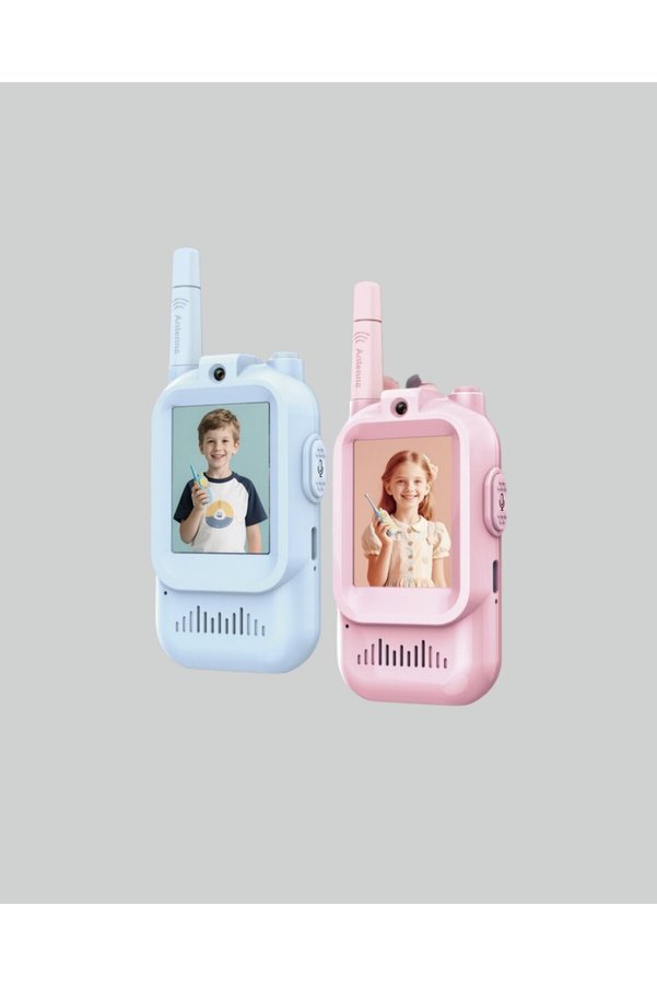 Ezere Ekranlı Walkie Talkie Oyuncağı Ses Ve Görüntü Destekli - Karbul5437-4517