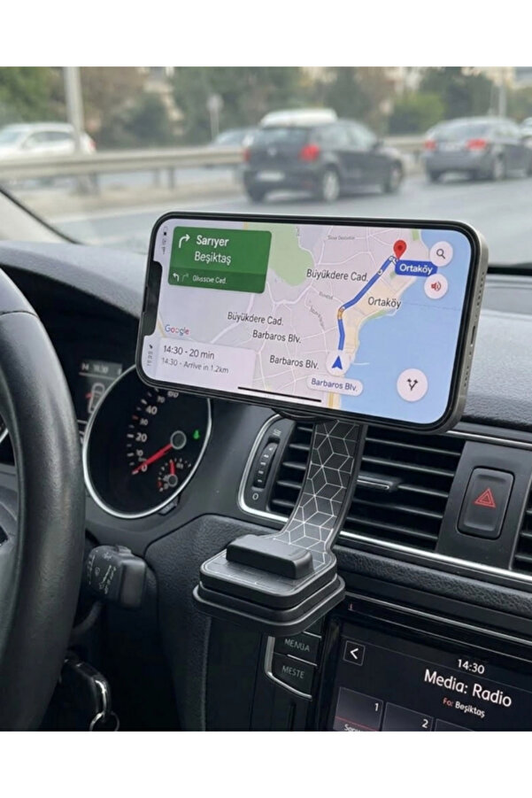 Ucuztekno Dashboard Manyeti̇k Telefon Tutucu Ayarlanabi̇li̇r Telefon Standı