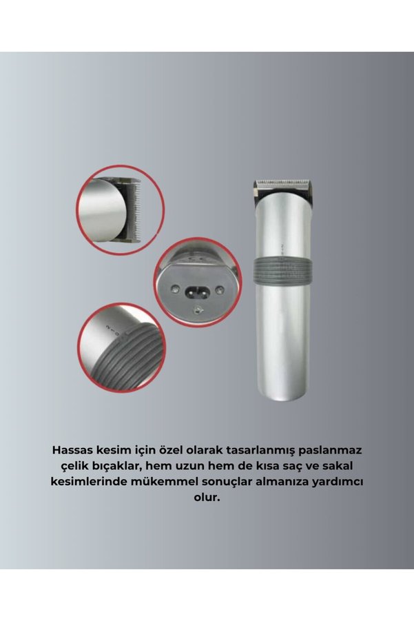 Babuba 5 Farklı Kesim Tarağıyla Gelen Çok Amaçlı Tıraş Cihazı - Bbbbbb4811-3580