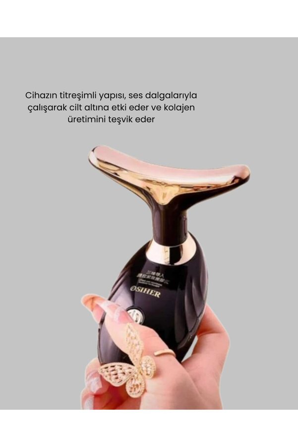 Geneloem Titreşimli Cilt Gençleştirme Cihazı Yüz Ve Boyun Sıkılaştırıcı - Lum1Na9698-4879