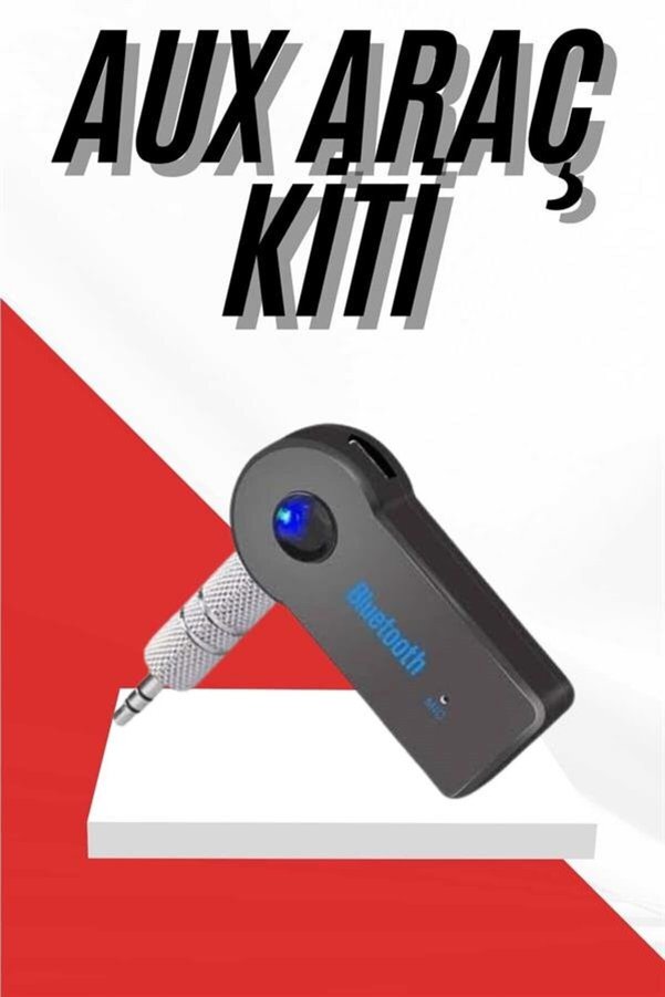 Ezere Tüm Cihazlara Uyumlu Bluetooth Aux Araç Kiti Siyah - Karbul5416-3940
