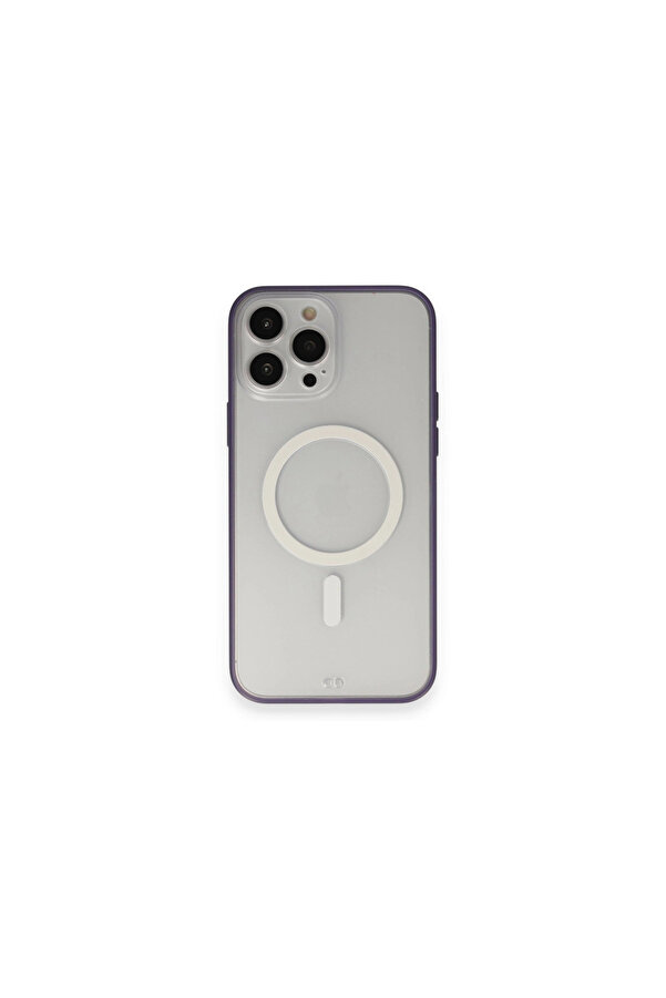 Evi̇mdeyokyok Apple İphone 14 Pro Max Kılıf Grand Magneti̇csafe Kapak - Mor