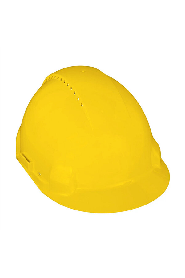 3M ™ G3000NUV-GU Sert Başlık, Uvicator, Mandallı, Havalandırmalı, Plastik Ter Bantlı Baret / Sarı