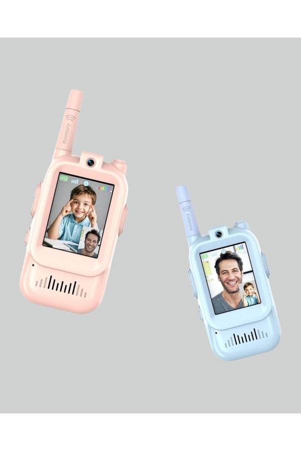 Ezere Ekranlı Walkie Talkie Oyuncağı Ses Ve Görüntü Destekli - Karbul5437-4517