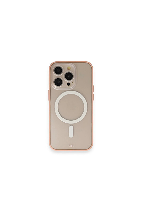 Evi̇mdeyokyok Apple İphone 14 Pro Max Kılıf Grand Magneti̇csafe Kapak - Pembe