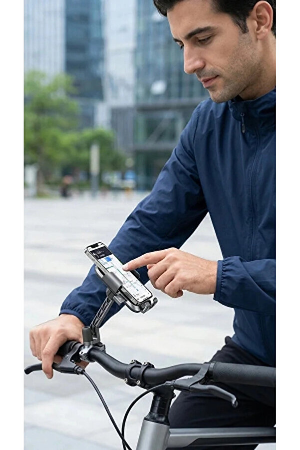 Evi̇mdeyokyok Xy-089 Motosi̇klet & Bi̇si̇klet Ayna Baglantılı Telefon Tutucu