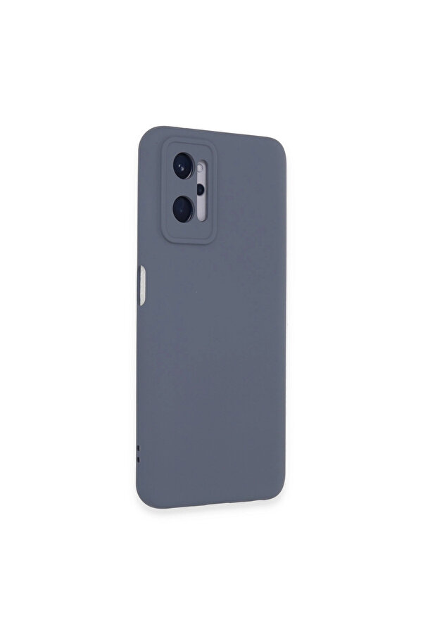 Evi̇mdeyokyok Realme 9İ 4G Kılıf Nano İçi̇ Kadi̇fe Si̇li̇kon - Gri̇