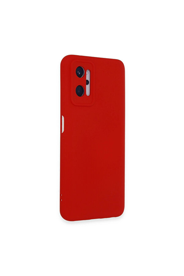 Evi̇mdeyokyok Realme 9İ 4G Kılıf Nano İçi̇ Kadi̇fe Si̇li̇kon - Kırmızı