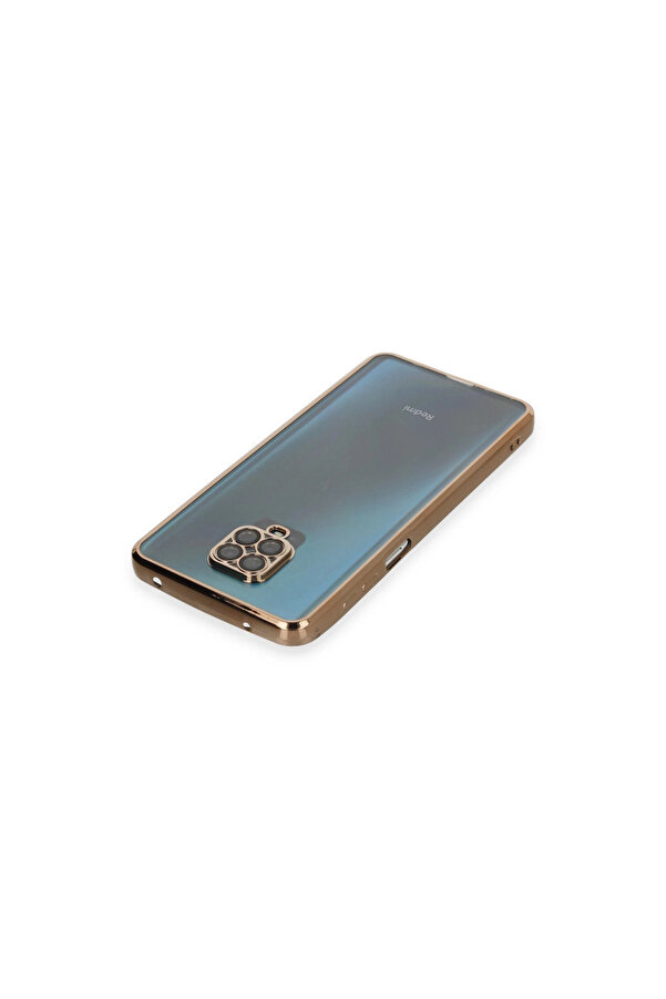 Evi̇mdeyokyok Xi̇aomi̇ Redmi̇ Note 9 Pro Kılıf Razer Lensli̇ Si̇li̇kon - Gold