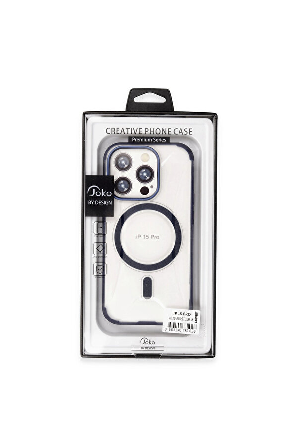 Evi̇mdeyokyok Joko Apple İphone 15 Pro Hi̇lton Magsafe Kapak - Ti̇tan Gri̇