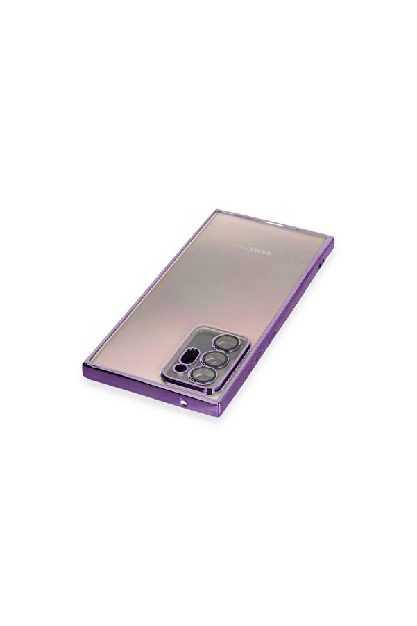 Evi̇mdeyokyok Samsung Galaxy Note 20 Ultra Kılıf Razer Lensli̇ Si̇li̇kon - Mor