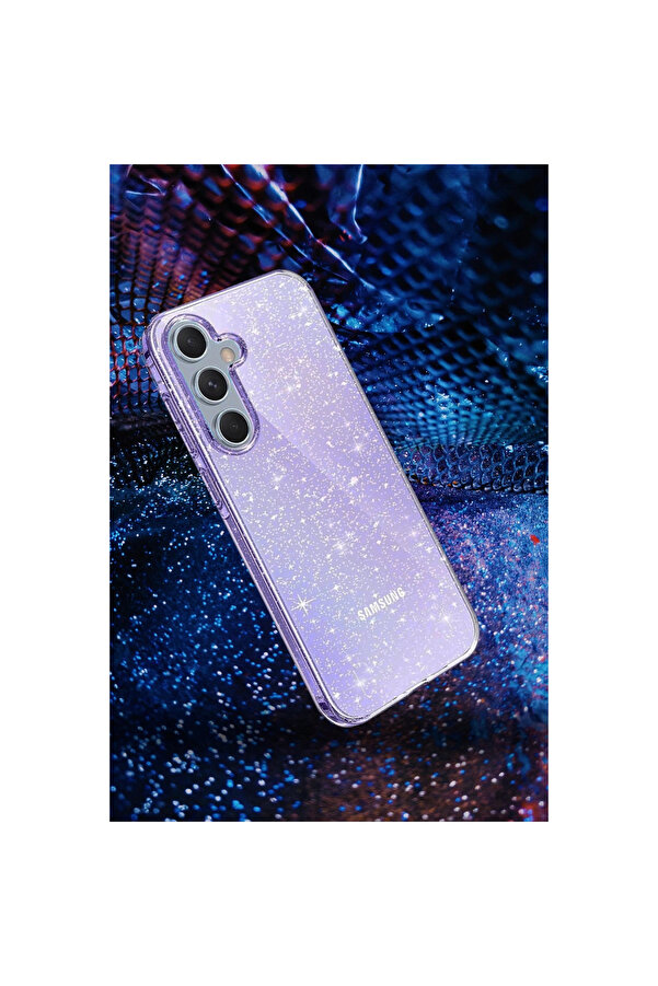 Evi̇mdeyokyok Samsung Galaxy A25 5G Kılıf Glow Kapak - Si̇yah