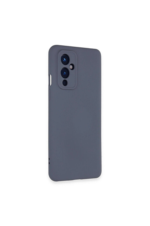 Evi̇mdeyokyok One Plus 9 Kılıf Nano İçi̇ Kadi̇fe Si̇li̇kon - Gri̇