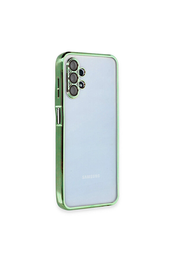 Evi̇mdeyokyok Samsung Galaxy A13 4G Kılıf Razer Lensli̇ Si̇li̇kon - Yeşi̇l