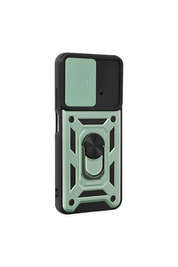 Evi̇mdeyokyok Xi̇aomi̇ Poco M4 Pro 4G Kılıf Pars Lens Yüzüklü Si̇li̇kon - Yeşi̇l